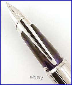 Waterman Edson Fountain Pen Sterling Silver Limited Edition X Fine Pt New In Box