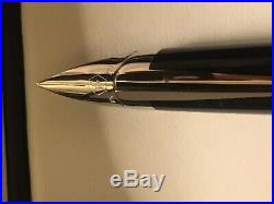 Waterman Edson Sterling Silver Limited Edition Fountain Pen Med Pt Used
