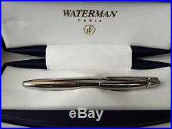 Waterman Edson Sterling Silver Limited Edition Fountain Pen Nib M New In Box