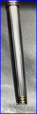 Waterman Gentleman Sterling Silver Roller Pen Orig Box Paperwork 2 Cartridges