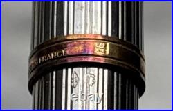 Waterman Gentleman Sterling Silver Roller Pen Orig Box Paperwork 2 Cartridges