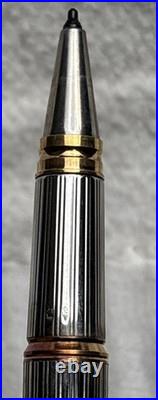 Waterman Gentleman Sterling Silver Roller Pen Orig Box Paperwork 2 Cartridges