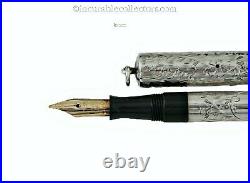 Waterman IDEAL 452 1/2 Silver lever filler safety 14 K Gold Nib1920