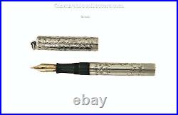Waterman IDEAL 452 1/2 Silver lever filler safety 14 K Gold Nib1920
