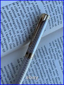 Waterman L Etalon Ballpoint Pen Sterling Silver 925 & Gold Plated Genuine