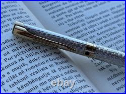 Waterman L Etalon Ballpoint Pen Sterling Silver 925 & Gold Plated Genuine