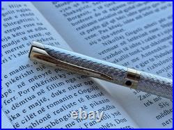 Waterman L Etalon Ballpoint Pen Sterling Silver 925 & Gold Plated Genuine