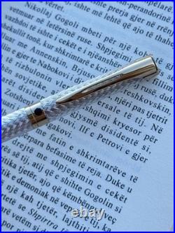 Waterman L Etalon Ballpoint Pen Sterling Silver 925 & Gold Plated Genuine