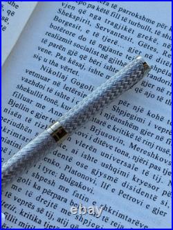 Waterman L Etalon Ballpoint Pen Sterling Silver 925 & Gold Plated Genuine