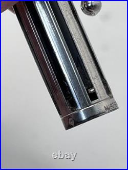 Waterman L'Etalon Night & Day Fountain Pen Sterling Silver & Black Lacquer 18K