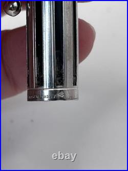 Waterman L'Etalon Night & Day Fountain Pen Sterling Silver & Black Lacquer 18K