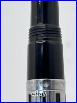 Waterman L'Etalon Night & Day Fountain Pen Sterling Silver & Black Lacquer 18K