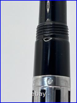 Waterman L'Etalon Night & Day Fountain Pen Sterling Silver & Black Lacquer 18K