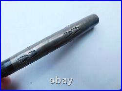 Waterman-Sterling Silver Bayleaf Fountain Pen Barrel-Ca. 1930's