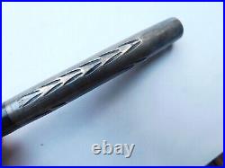 Waterman-Sterling Silver Bayleaf Fountain Pen Barrel-Ca. 1930's