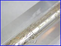 Waterman Sterling Silver Hand Engraved Vine 452-1/2