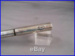 Waterman's Vintage 452 Sterling Silver Fountain Pen-flexible fine nib