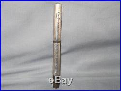 Waterman's Vintage 452 Sterling Silver Fountain Pen-flexible fine nib