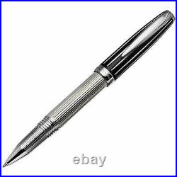 Xezo Handcrafted Incognito Solid 925 Sterling Silver Rollerball Pen. LE 250
