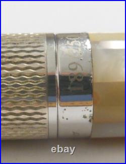 Xezo Maestro Bentley Sterling Silver MOP 5.25 Roller Ball Pen 189/250 in Box