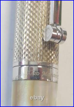 Xezo Maestro Bentley Sterling Silver MOP 5.25 Roller Ball Pen 189/250 in Box