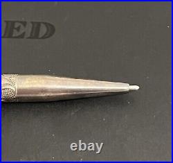 YARD-O-LED vintage Perfecta Victorian Ballpoint Sterling Silver 925