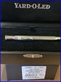 Yard O Led Diplomat Hexagonal Barley Ballpoint Pen Sterling Silver. New