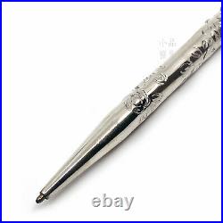 Yard O Led Ltd Edition May Flower Ag925 Sterling Silver Ball Point Pen