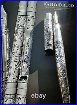 Yard O Led Sterling Silver Victorian Viceroy Grand Fountain Pen