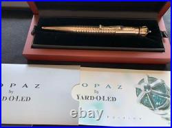 Yard-O-Led Topaz Crown Sterling Silver Ballpoint pen Limited to 250 pieces world