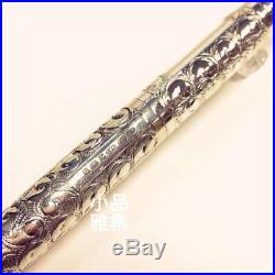 Yard O Led Viceroy Grand Victorian Oversize Ag925 Sterling SIlver Fountain Pen