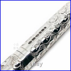 Yard-O-Led Viceroy Grape Grand Victorian Ag925 Sterling Silver 18K Fountain Pen