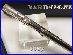 Yard O Led Viceroy sterling silver mechanical pencil + leather pen sleeve