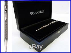Yard o Led Diplomat Ballpoint Pen, Barley Finish Sterling Silver, Free Engraving