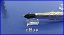 Yard-o-Led Topaz limited edition, Fountain pen, made by the UK, sterling silver