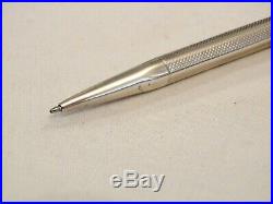 Yard-o-led Diplomat Ballpoint Pen In Sterling Silver 925 With A Black Sleeve